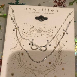 Unwritten Silver Infinity Pendant Necklace